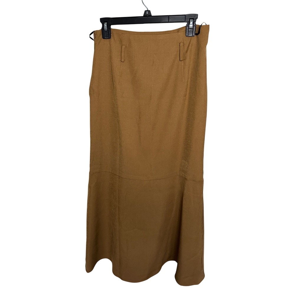 Commense Midi Skirt - A-Line Flared Hem - Career Casual - Size L